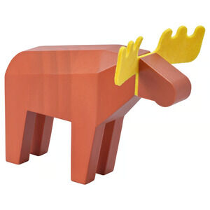 IKEA HÖSTAGILLE HOSTAGILLE Moose, Orange/Beige-Yellow, 5" (906.003.09) NEW